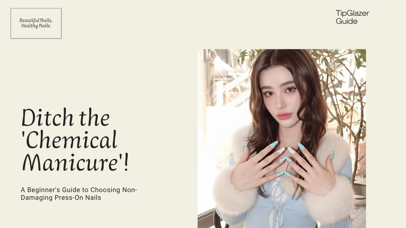 🌟💅 [TipGlazer Guide] Ditch the 'Chemical Manicure'! A Beginner's Guide to Choosing Non-Damaging Press-On Nails 💅🛒