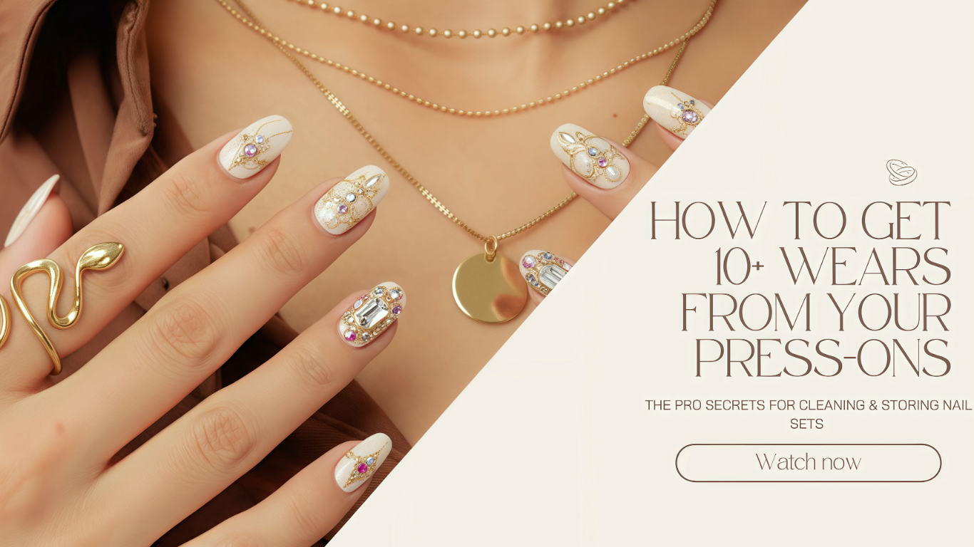 💅 How to Get 10+ Wears from Your Press-Ons: The Pro Secrets for Cleaning & Storing Nail Sets ✨