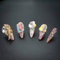 "Candy Dream" Pastel Dream Jeweled Fairycore Press-On Nails - Stiletto Nails